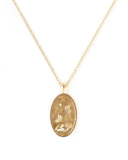 wellDunn I zodiac necklace - KISS AND MAKEUP