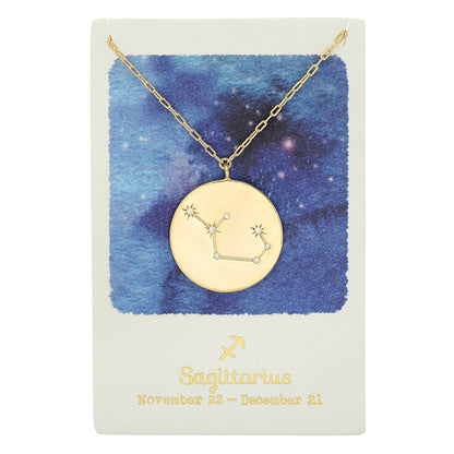 tai | zodiac coin - necklace - KISS AND MAKEUP